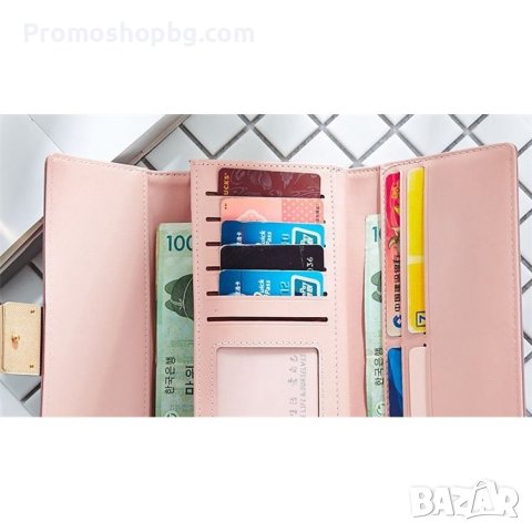 Дамско портмоне/портфейл, син, снимка 3 - Портфейли, портмонета - 40359671