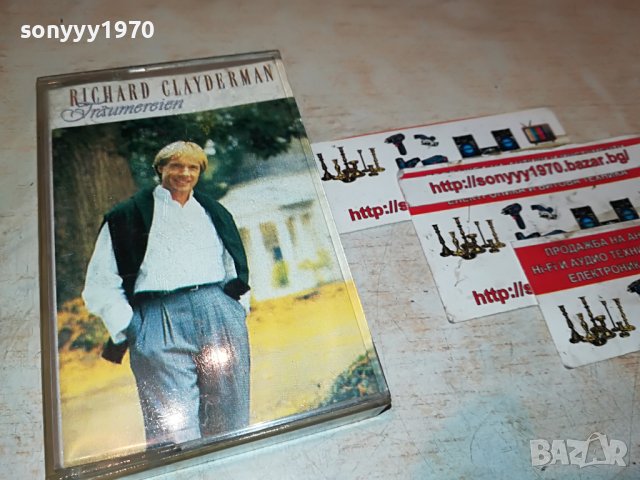 RICHARD CLAYDERMAN-КАСЕТА 2301231950, снимка 2 - Аудио касети - 39409378