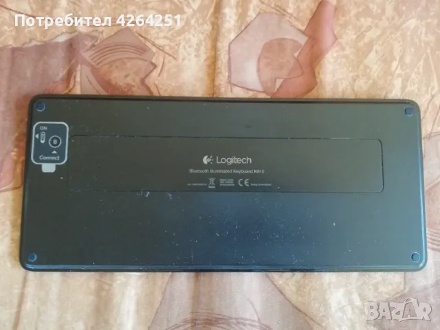 Logitech Bluetooth Keyboard K810, снимка 5 - Клавиатури и мишки - 47602102
