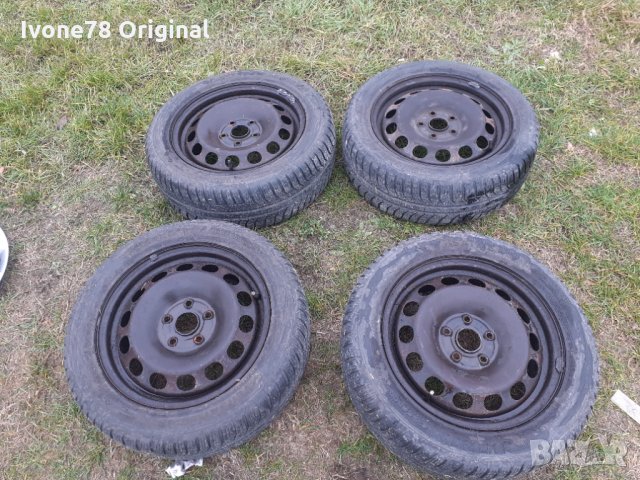ПРОМОЦИЯ VW,SKODA,AUDI,SEAT Железни Джанти с гуми 5x112 16 инча.Отлично състояние., снимка 2 - Гуми и джанти - 35034541