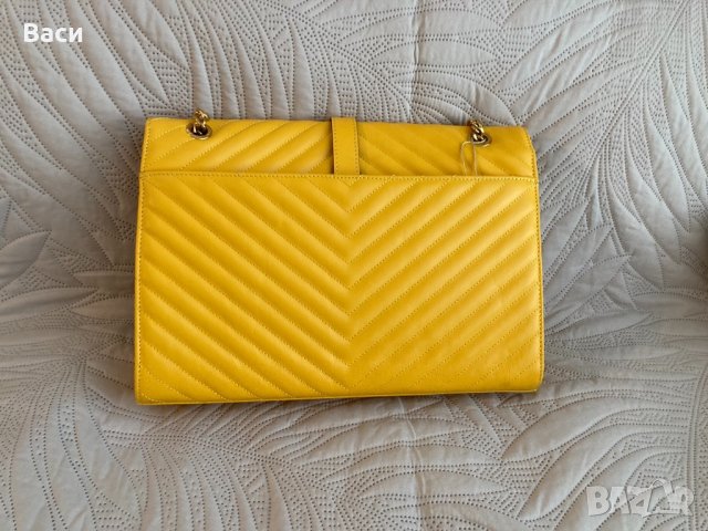 YSL Saint Laurent чанта естествена кожа, снимка 4 - Чанти - 43524907