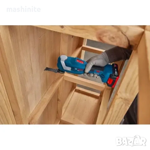 Акумулаторен мултифункционален инструмент Bosch GOP 18V-30 Solo в куфар L-boxx без батерии и зарядно, снимка 2 - Други инструменти - 50586547