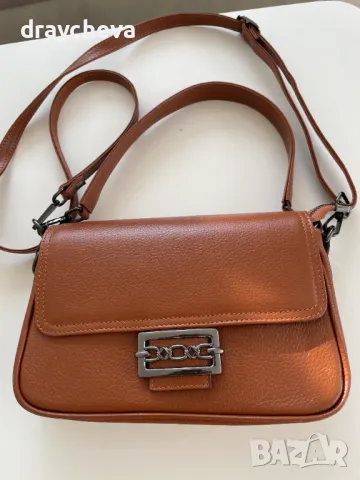 Дамска кожена чанта естествена кожа
