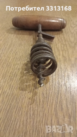 Стар тирбушон 1901 година , снимка 3 - Антикварни и старинни предмети - 52299858