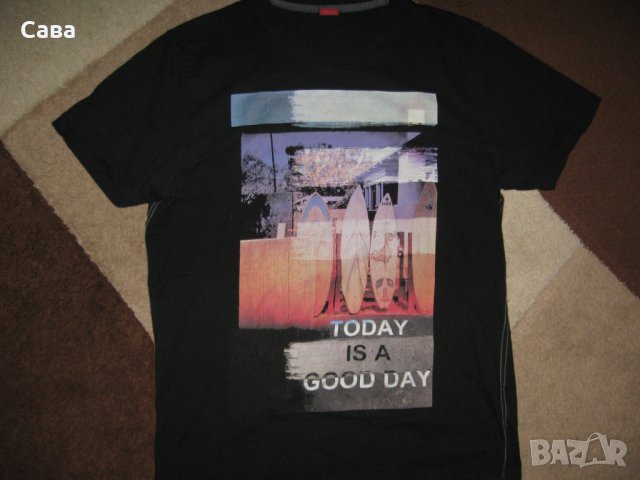 Тениски S.OLIVER, CAMEL   мъжки,Л, снимка 3 - Тениски - 32814524