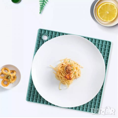 силиконов молд квадратчета квадрати Силиконова подложка и ръкохватка за топло горещо горещи съдове, снимка 5 - Форми - 36896608