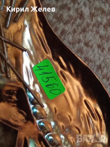 Сувенир паун красив метален 41560, снимка 4 - Декорация за дома - 42999162