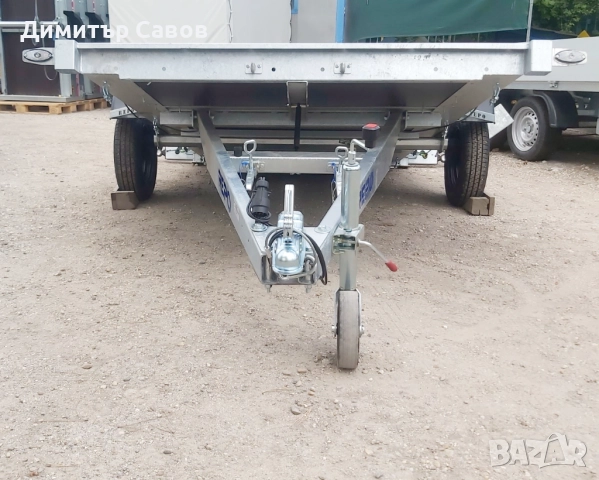 Туристическо, самосвално ремарке Поп-Индъстри за ATV,UTV, мотори до 750кg, снимка 3 - Ремаркета - 51973324