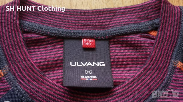 ULVANG 100% Merino Wool Thermo Kids размер 10 г / 140 см детска термо блуза 100% Мерино Вълна - 410, снимка 6 - Детски Блузи и туники - 43134765