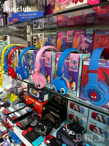 Детски слушалки Стич,Спайдърмен,Барби,Мики/Bluetooth слушалки, снимка 16 - Електрически играчки - 47723876