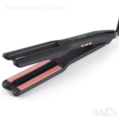 Преса за изправяне на коса с насочващ гребен Muhler MHS-777, снимка 7 - Преси за коса - 51509132