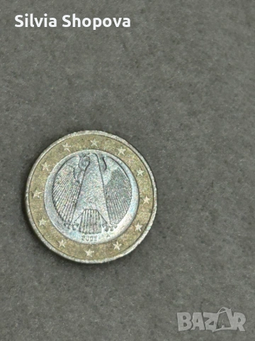 Монета 1 euro 2002 серия А