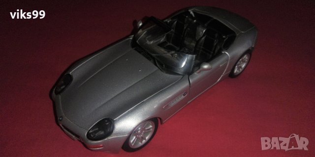 Метална количка BMW Z8 Maisto - Мащаб 1:24, снимка 2 - Колекции - 38293914