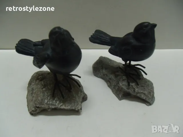 № 7758 две стари фигури - птици , снимка 5 - Други ценни предмети - 47919279