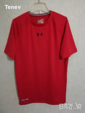 Under Armour HeatGear Compression нова оригинална мъжка тениска фланелка размер XL червена