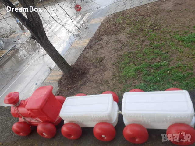 Стара Соц играчка, влак, влакче НРБ , снимка 5 - Образователни игри - 39043247