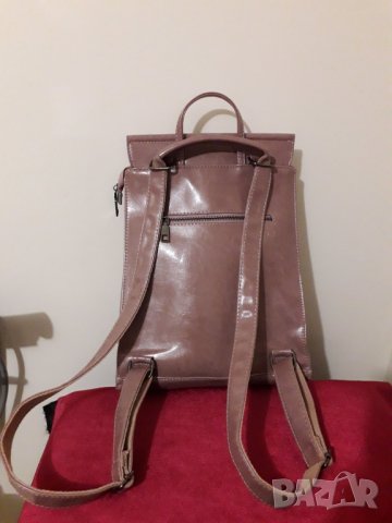 Стилна дамска чанта цвят "пепел от рози", снимка 2 - Чанти - 27128880