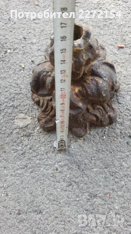 Свещник 2 бр, снимка 3 - Антикварни и старинни предмети - 50277674