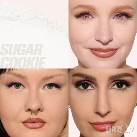 Сет Huda Beauty пудра+пуфчета, снимка 7 - Козметика за лице - 53276569