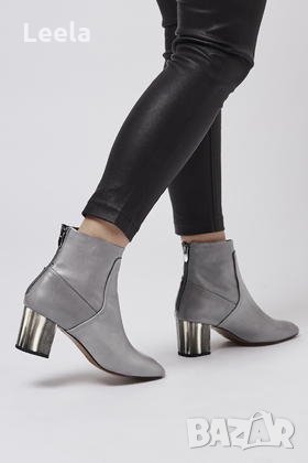 Боти от естествена кожа Topshop, снимка 2 - Дамски боти - 27475070