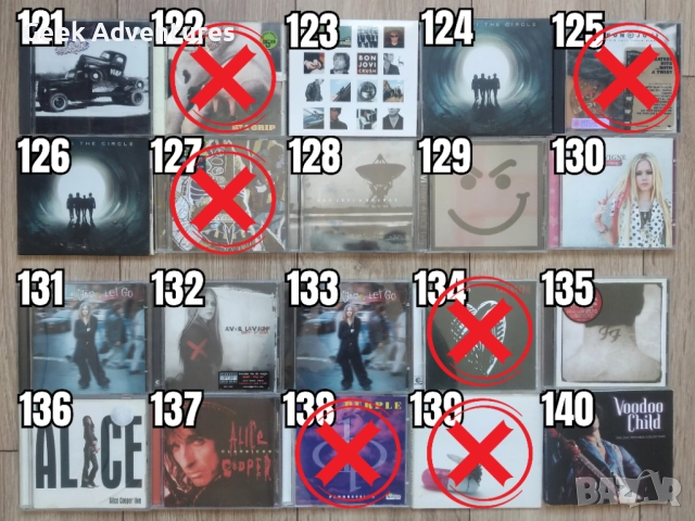 Rock/Punk Metal Music Albums CDs Оригинални Рок Пънк Музикални Дискове, снимка 8 - CD дискове - 46680866