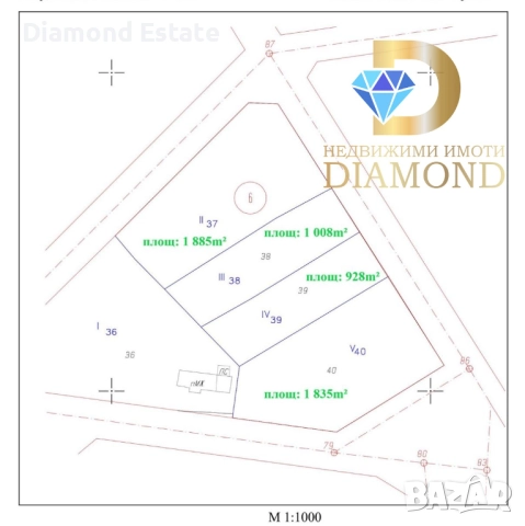 4 парцела в регулация в село Златна ливада, общ. Чирпан