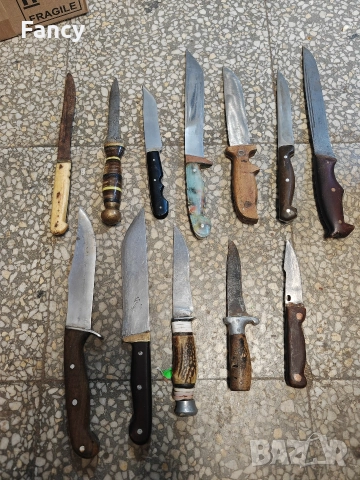 Стари ножове 12 бр , снимка 7 - Антикварни и старинни предмети - 52696195