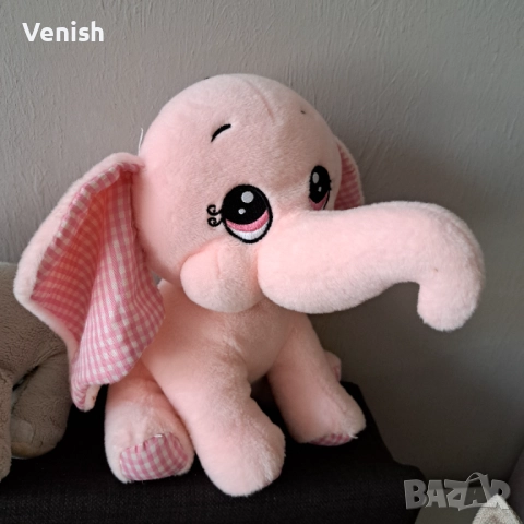 Две слончета, снимка 2 - Плюшени играчки - 52836619