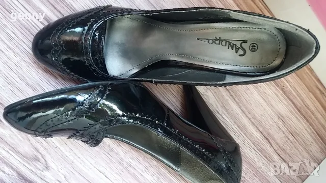 Намалена цена!Обувки на ток, кожа, отлични, снимка 3 - Дамски обувки на ток - 48518112
