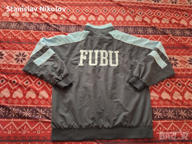 Ретро горнище Fubu, Blue Size L, снимка 3 - Спортни дрехи, екипи - 35626805