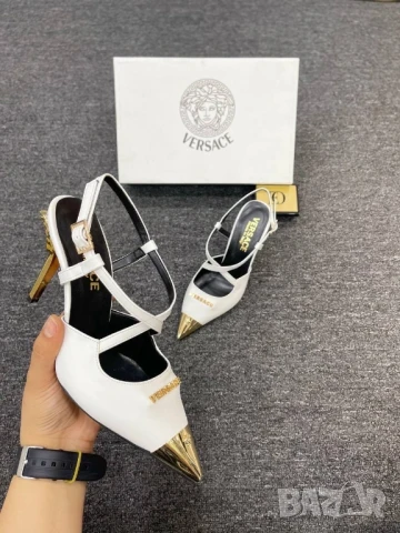 обувки на ток versace , снимка 7 - Дамски обувки на ток - 50970604