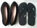 Черни балеринки и джапанки Ipanema , снимка 1 - Дамски ежедневни обувки - 33649923