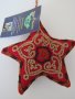 Автентична текстилна коледна играчка от филц с казахски национални мотиви, снимка 4