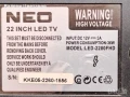 телевизор NEO LED - 2280FHD на части, снимка 1