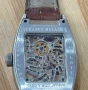 Часовник FRANCK MULLER Tourbillon Squelette Висок Клас Реплика Бяла Позлата 750 РАБОТЕЩ, снимка 2