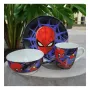 Детски порцеланов комплект за хранене от 3 части - Спайдермен , снимка 4