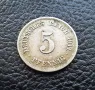 Стара монета 5 пфенига 1911 г.буква  F - Германия- топ цена !, снимка 7