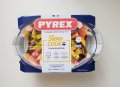 Овална йенска тенджера с капак Pyrex 4.1л 