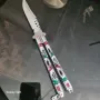 джобен нож пеперуда, снимка 4