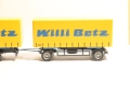 HERPA H0 1/87 MERCEDES BENZ  ACTROS WILLI BETZ КАМИОН МОДЕЛ, снимка 3
