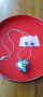 Сребърен комплект,със седеф, снимка 1 - Колиета, медальони, синджири - 43067496