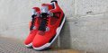 Nike Air Jordan 4 Retro Toro Bravo Red Bull Fire Нови Обувки Размер 42 Номер Кецове Червени Мъжки, снимка 2