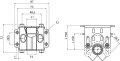 ДВОЕН КОЛЕКТОР 1/2-1/2-2 Aignep Infinity original, за газ, снимка 5