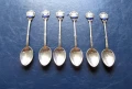 Комплект турски сребърни лъжички, снимка 1