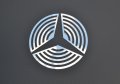 Декорация за предна емблема на Mercedes Actros MP4 , снимка 1