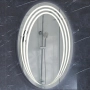 LED Огледало за баня три цвята Ellipse 60x90см, снимка 4