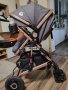 Комбинирана бебешка количка Lorelli Alba Premium Set 3в1 , снимка 16