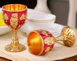 Изящни декоративни метални чашки или лампа на Аладин, снимка 9