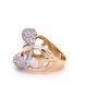 Златен дамски пръстен 9,24гр. размер:61 14кр. проба:585 модел:21870-6, снимка 3