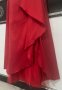 Нова дълга червена рокля размер S/M, снимка 4